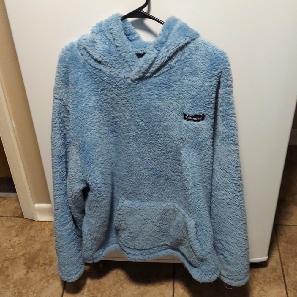 Fuzzy Light blue sherpa VERY WARM XL